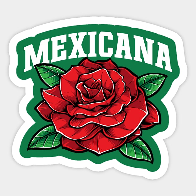 Mexicana Sticker by LatinaMerch